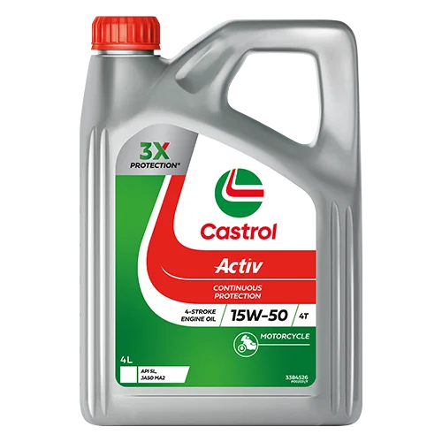 Castrol ACTIV 4T 15W-50 FOUR STROKE - 4L
